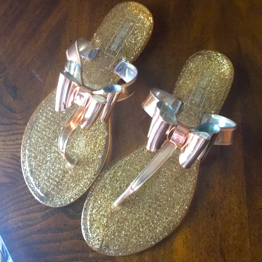 Victoria Adams glitter jelly sandal size38(8)